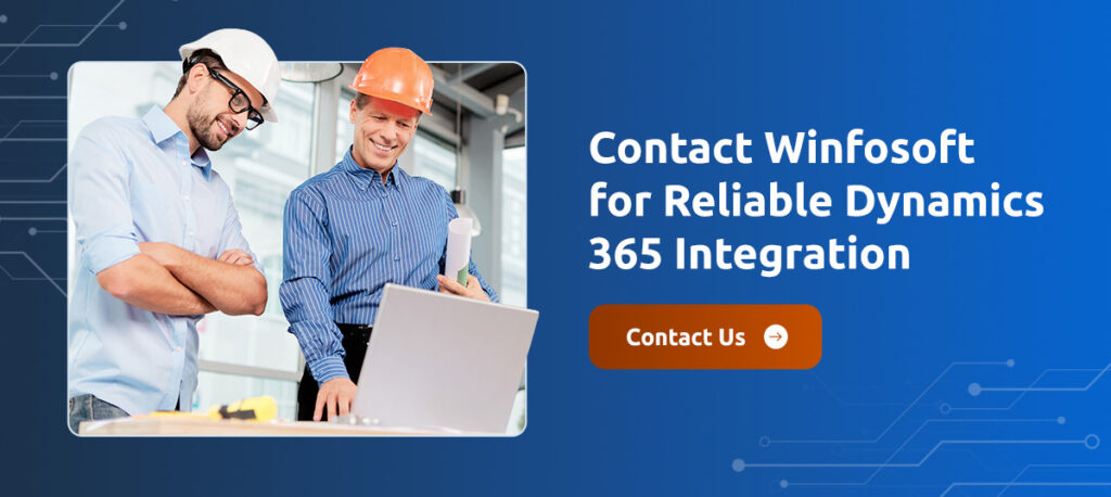 Contact Winfosoft for Reliable Dynamics 364 Integration